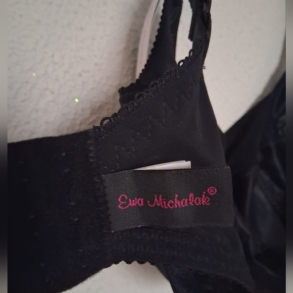 Ewa Michalak Elegant Black Wireless Bra 75 JJ  SF NWT - Picture 12 of 16